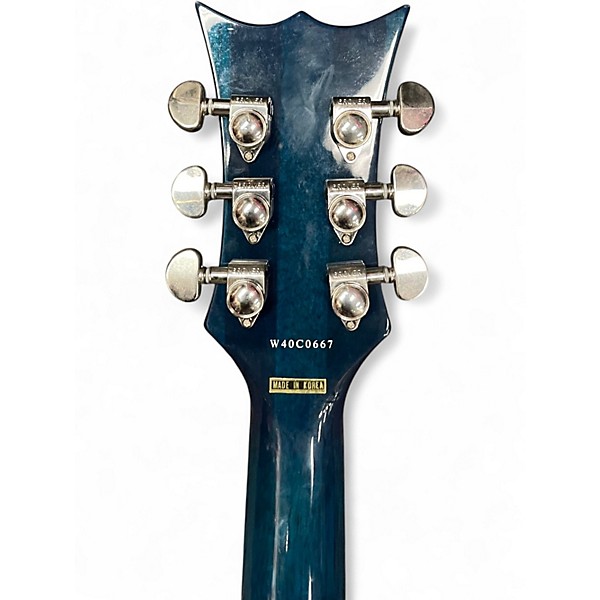 Used DBZ Guitars Barchetta Trans Blue Solid Body Electric Guitar