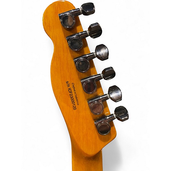 Used Fender Special Edition Custom Telecaster FMT HH Amber Solid Body Electric Guitar