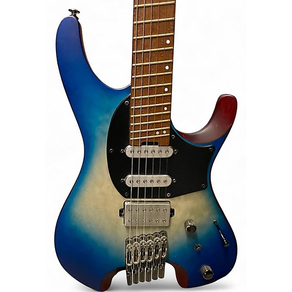 Used Ibanez QX54QM Blue Burst Solid Body Electric Guitar