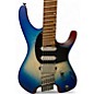 Used Ibanez QX54QM Blue Burst Solid Body Electric Guitar