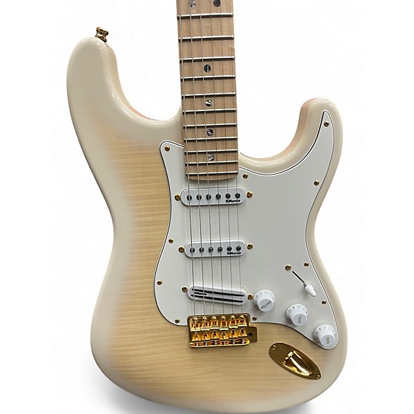 Used Fender RICHIE KOTZEN STRATOCASTER White Blonde Solid Body Electric Guitar