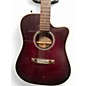 Used 1990s Alvarez 5083 red burst Acoustic Electric Guitar