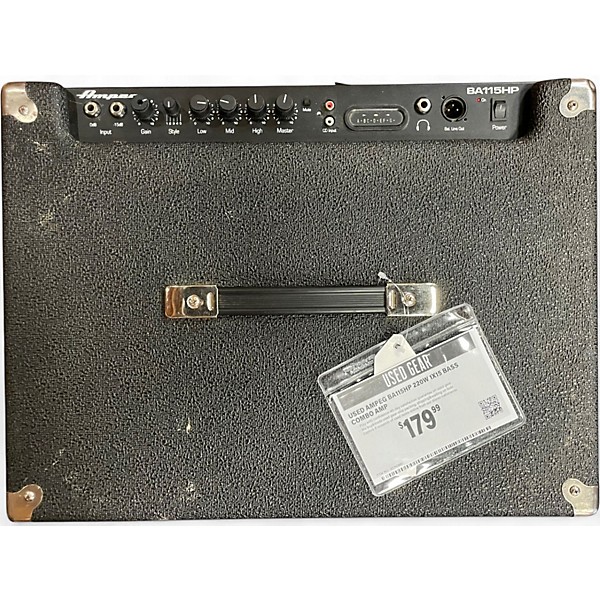 Used Ampeg BA115HP 220W 1x15 Bass Combo Amp