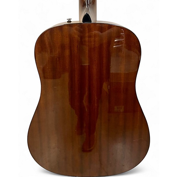 Used Fender CD60S Dreadnought LH Natural Acoustic Guitar