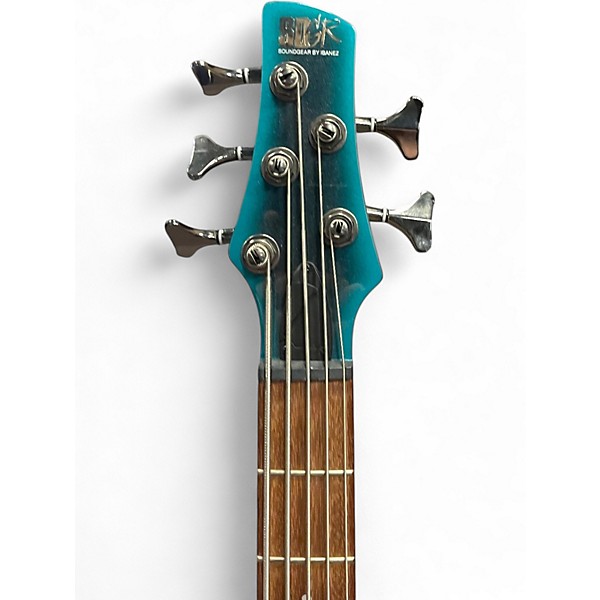 Used Ibanez SR305 5 String Sage Green Metallic Electric Bass Guitar
