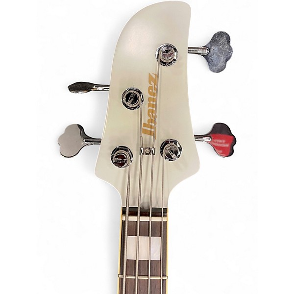 Used Ibanez TALMAN PRESTIGE TMB2000 Antique White Electric Bass Guitar