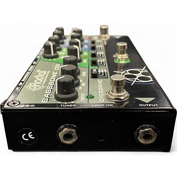 Used Radial Engineering TONEBONE BASSBONE OD Bass Effect Pedal