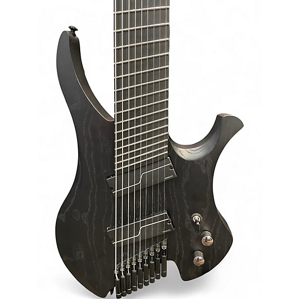 Used Agile Chiral Nirvana 9 String Black Solid Body Electric Guitar