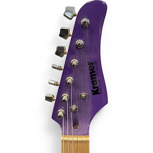 Used Kramer Focus VT211S Purple Solid Body Electric Guitar