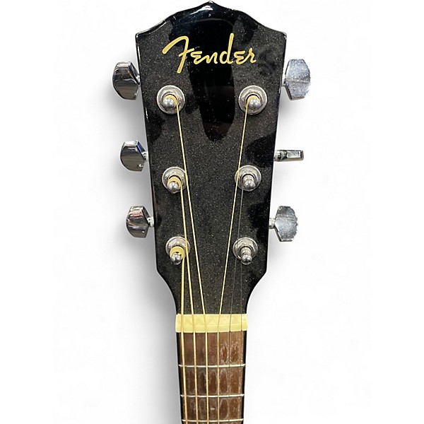 Used Fender CC60SCE Black Acoustic Electric Guitar