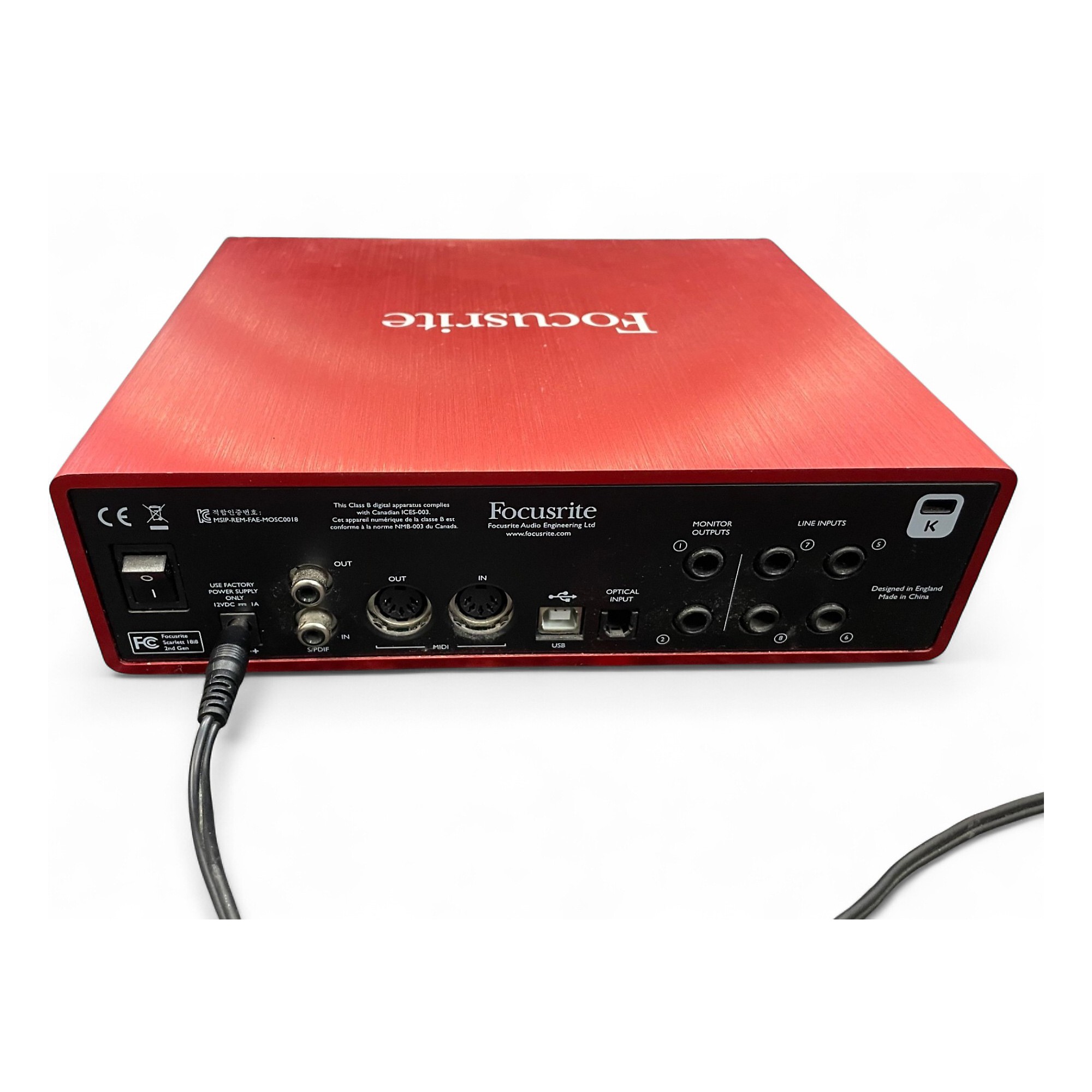 Used Focusrite Scarlett 18i8 Gen 2 Audio Interface | Guitar Center