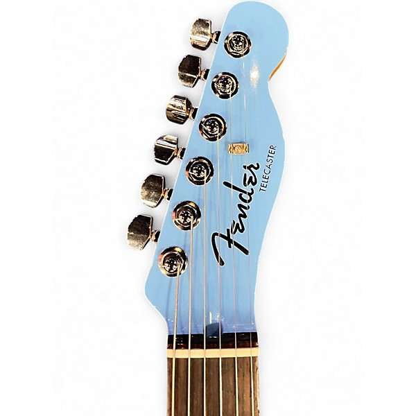Used Fender aerodyne telecaster blue Solid Body Electric Guitar