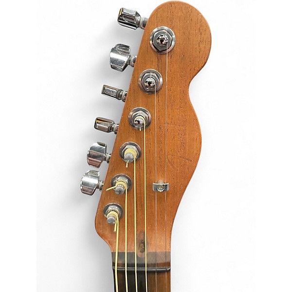 Used 2022 Fender American Acoustasonic Telecaster Bourbon Burst Acoustic Electric Guitar