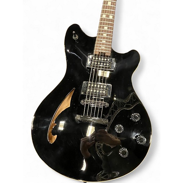 Used EVH SA-126 PIANO BLACK Hollow Body Electric Guitar