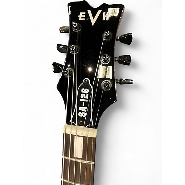 Used EVH SA-126 PIANO BLACK Hollow Body Electric Guitar
