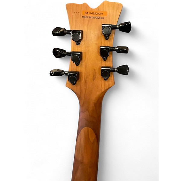 Used EVH SA-126 PIANO BLACK Hollow Body Electric Guitar