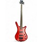 Used Warwick Corvette STANDARD 4 String Trans Red Electric Bass Guitar thumbnail