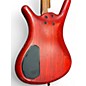 Used Warwick Corvette STANDARD 4 String Trans Red Electric Bass Guitar