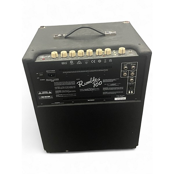Used Fender Rumble 100 1x15 100W Bass Combo Amp