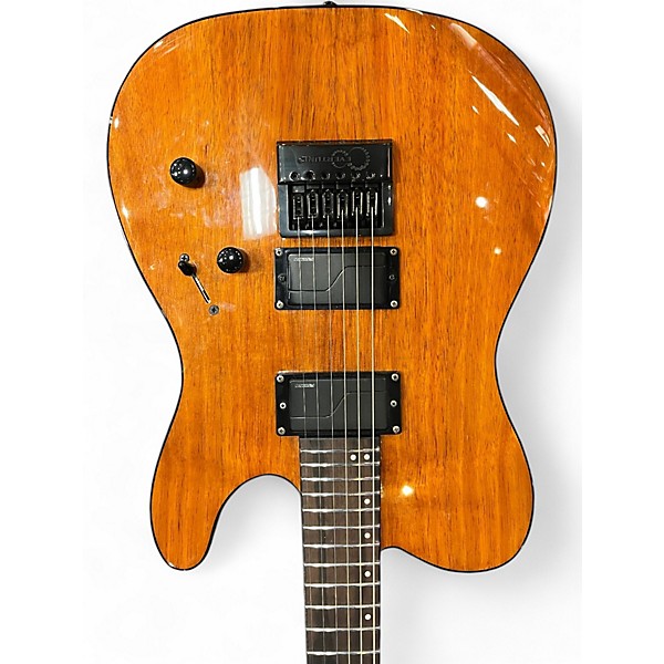 Used ESP ltd te1000 deluxe Natural Solid Body Electric Guitar