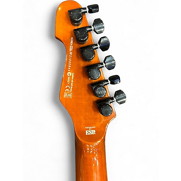 Used ESP ltd te1000 deluxe Natural Solid Body Electric Guitar