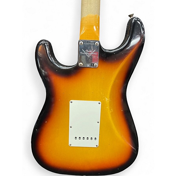Used Fender CUSTOM SHOP 1964 STRATOCASTER FADED 3 TONE Solid Body Electric Guitar