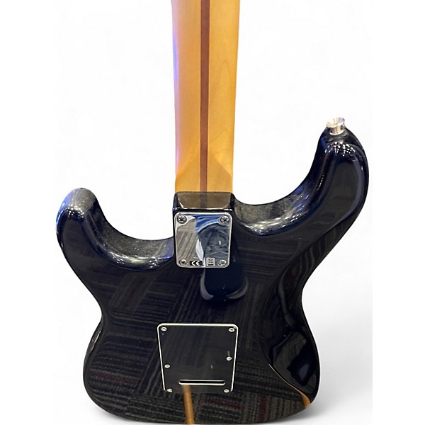 Used Fender USA Pro Standard Stratocaster HSS Black Solid Body Electric Guitar