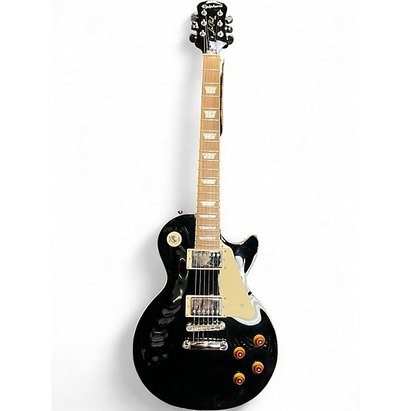 Used Epiphone Les Paul Standard Ebony Solid Body Electric Guitar