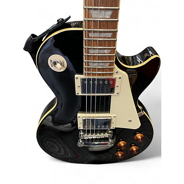 Used Epiphone Les Paul Standard Ebony Solid Body Electric Guitar