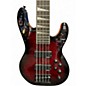 Used Jackson JS3VQ Transparent Red Electric Bass Guitar