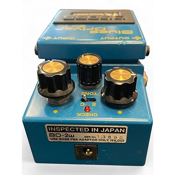 Used BOSS BD2W Blues Driver Waza Craft Effect Pedal
