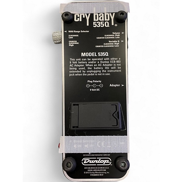 Used Dunlop CRYBABY 535Q Effect Pedal