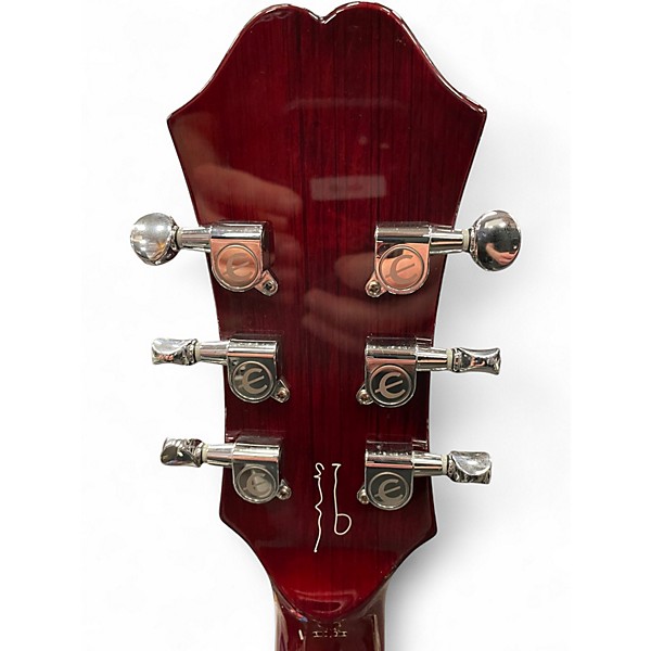 Used Epiphone Noel Gallagher Riviera Red Hollow Body Electric Guitar