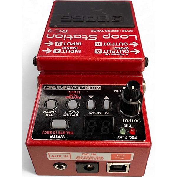 Used BOSS RC3 Loop Station Pedal