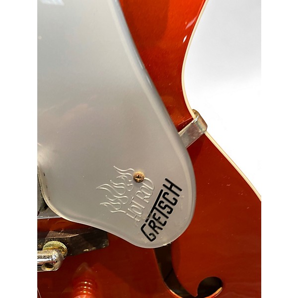 Used Gretsch Guitars G6120SH Brian Setzer Signature Hot Rod Capri Orange Hollow Body Electric Guitar