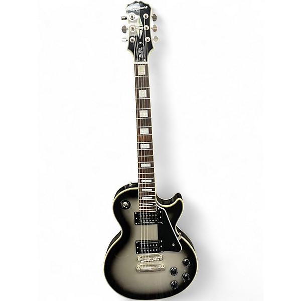 Used Epiphone LES PAUL CUSTOM PRO Gray Solid Body Electric Guitar
