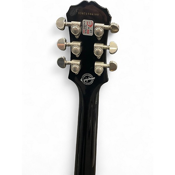 Used Epiphone LES PAUL CUSTOM PRO Gray Solid Body Electric Guitar