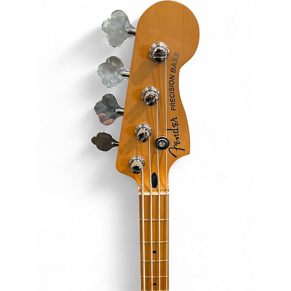 Used Fender player plus bass white Electric Bass Guitar