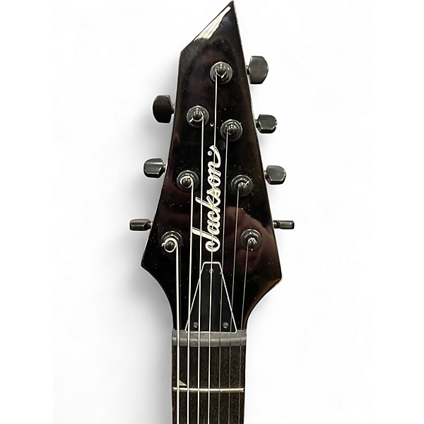 Used Jackson JS22-7 Dinky 7 String Black Solid Body Electric Guitar