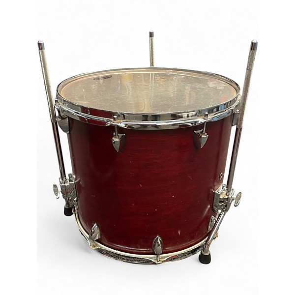 Used Orange County Drum & Percussion 3 Piece Venice Series Trans Cherry Drum Kit