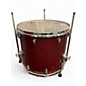 Used Orange County Drum & Percussion 3 Piece Venice Series Trans Cherry Drum Kit