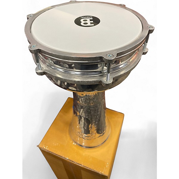 Used MEINL Aluminum Hand-Hammered Darbuka Hand Drum