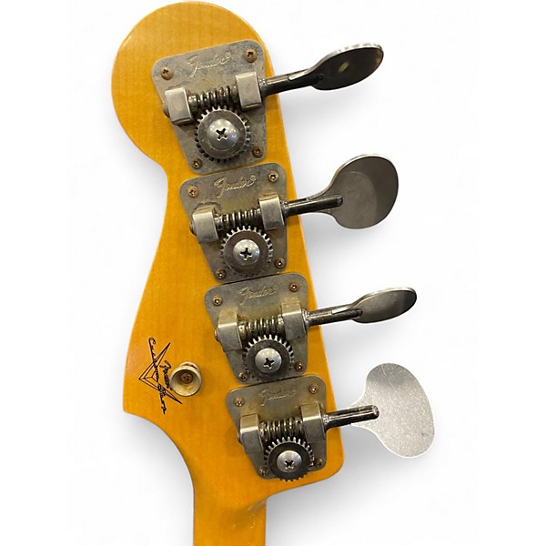 Used Fender 66 Jazz Bass Journeyman Custom Shop Daphne Blue Electric Bass Guitar