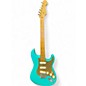 Used Squier 40th Anniversary Stratocaster  Satin Sea Foam Green Solid Body Electric Guitar thumbnail