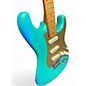 Used Squier 40th Anniversary Stratocaster  Satin Sea Foam Green Solid Body Electric Guitar