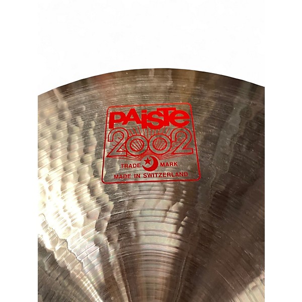 Used Paiste 14in 2002 Medium Hi Hat Pair Cymbal