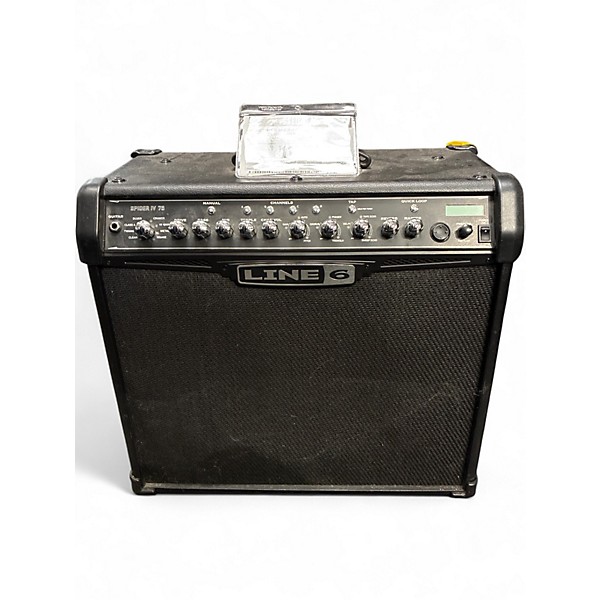 Used Line 6 Spider IV 75W 1x12 Guitar Combo Amp