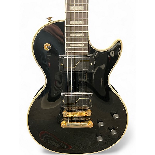 Used 2022 Epiphone Matt Heafy Les Paul Custom Origins Ebony Solid Body Electric Guitar