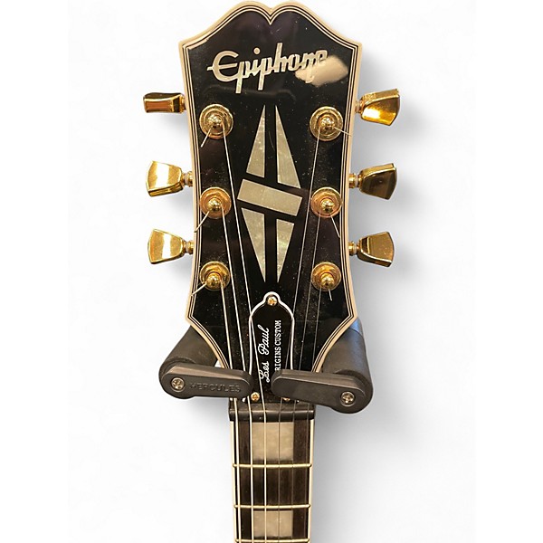 Used 2022 Epiphone Matt Heafy Les Paul Custom Origins Ebony Solid Body Electric Guitar