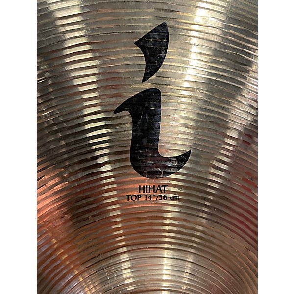 Used Zildjian 14in I SERIES  HI HAT TOP Cymbal